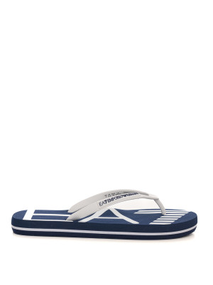 EA7 Infradito Blu-bianco Uomo 41