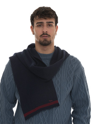 Harmont & Blaine Sciarpa Blu-bordeau Uomo UNI