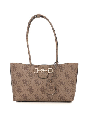 Guess Borsa rettangolare media Janie logo Beige Donna UNI
