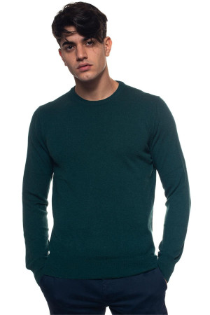 Andrea Fenzi Maglia girocollo Verde Uomo 56
