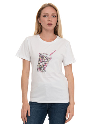 Liu Jo T-shirt mezza manica Bianco Donna XL