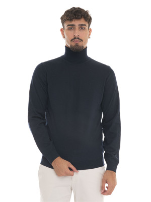 Boss Pullover collo alto MUSSO-P Blu Uomo XXL