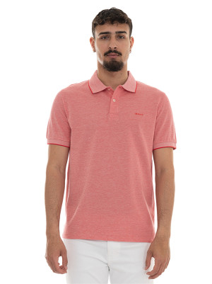 Gant Polo manica corta Corallo Uomo XL