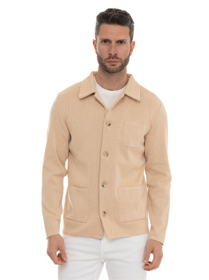 Paoloni Giacca in maglia Beige Uomo 50