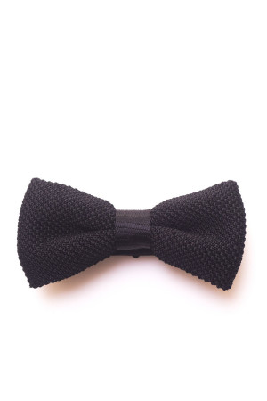 Boss Papillon Bow Tie Knitted Nero Uomo UNI