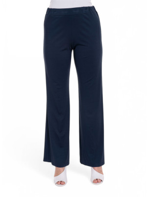 Quality First Pantalone morbido Blu Donna XL