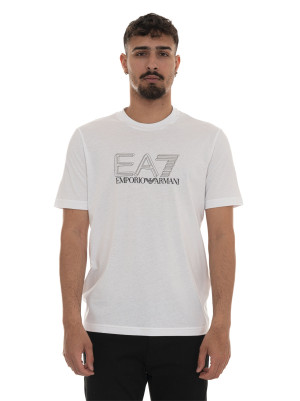 EA7 T-shirt girocollo Bianco Uomo 3XL