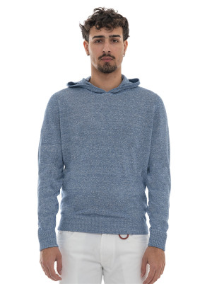 Gran Sasso Maglia girocollo Denim Uomo 52