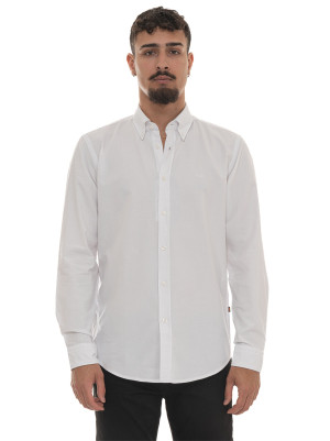 Boss Camicia manica lunga RICKERT Bianco Uomo S