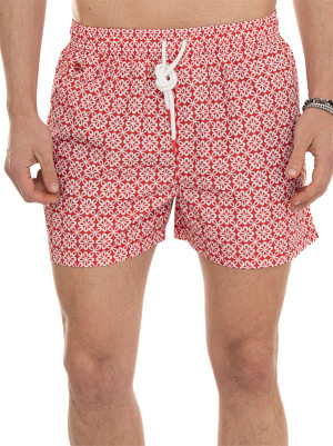 Kiton Boxer mare Rosso-bianco Uomo L
