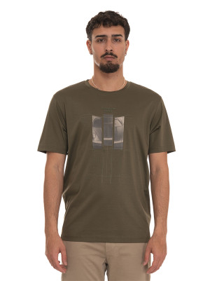 Boss T-shirt girocollo TS-PS-SPIRIT70-GRX Verdino Uomo S
