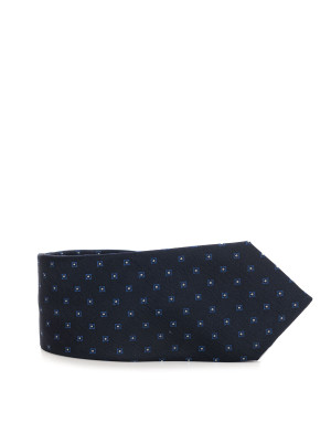 Canali Cravatta in seta Blu Uomo UNI