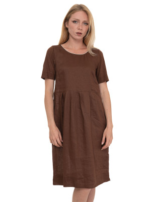 Quality First Abito corto Tabacco Donna XL