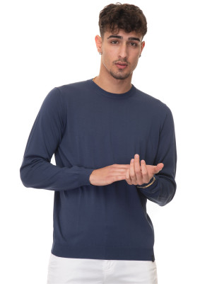 Fay Pullover girocollo Blu Uomo 50