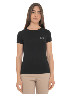 EA7 T-shirt Nero Donna M