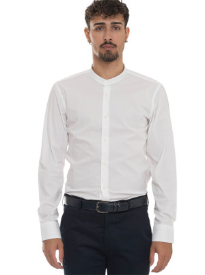 Boss Camicia casual H-HANK-S-STANDUP Bianco Uomo 43