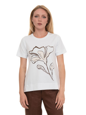 Quality First T-shirt manica corta Bianco Donna S