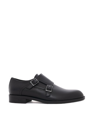 Boss Scarpa in pelle TAYIL-MONK-BUNL Nero Uomo 9
