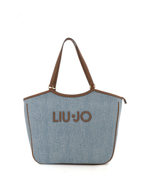 Liu Jo Borsa in tessuto modello shopper Denim chiaro Donna UNI