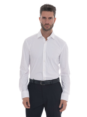 Boss Camicia classica da uomo P-HANK-S-KENT Bianco Uomo 38