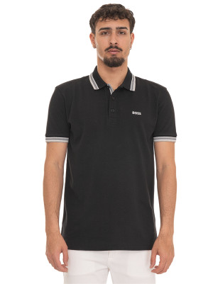 Boss Polo piquet mezza manica PADDY Nero Uomo XL