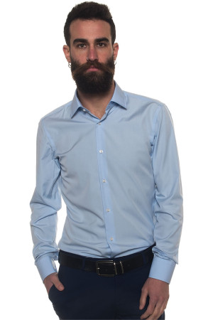 Boss Camicia classica da uomo Jenno Celeste Uomo 38