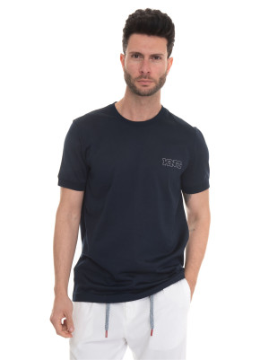 Kiton T-shirt Blu Uomo XL