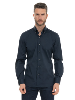 Fay Camicia casual Blu Uomo 43