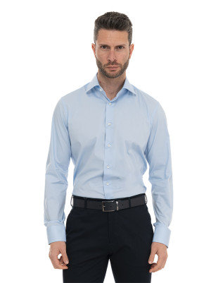 Canali Camicia classica da uomo Celeste Uomo 42