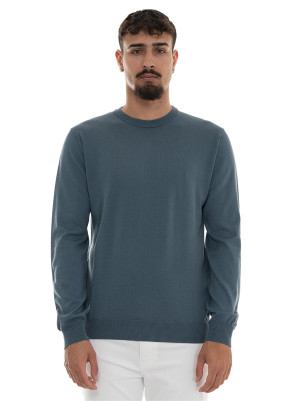 Woolrich Maglia girocollo Blu denim Uomo M