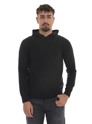 Gran Sasso Maglia in lana Nero Uomo 56