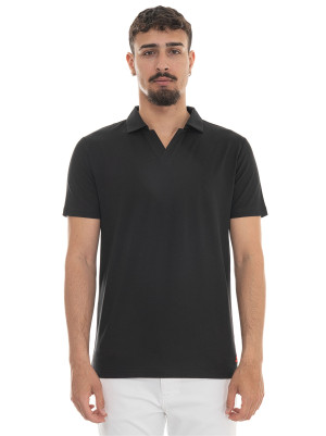 Peuterey Polo senza bottoni NEW HELGO Nero Uomo XL