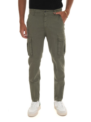 Quality First Pantalone cargo Verde Uomo 52