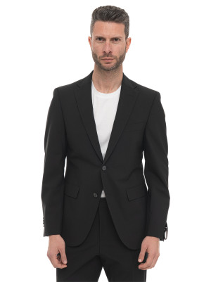 Boss Giacca 2 bottoni H-HARVEY Nero Uomo 48