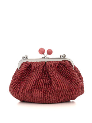 Weekend Max Mara Borsa in rafia WKAPALMAS Ciliegia Donna UNI