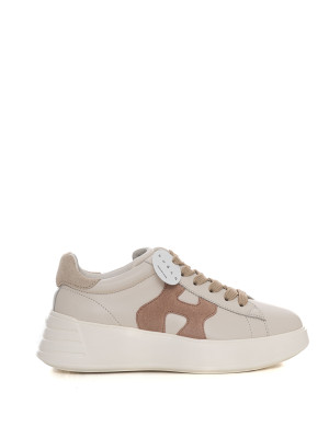 Hogan Sneakers con lacci Rebel Latte Donna 37