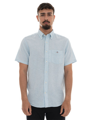 Gant Camicia mezza manica Azzurro Uomo M