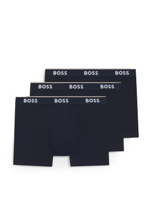 Boss Set 3 Boxer TRUNK-3P-POWER Blu Uomo L