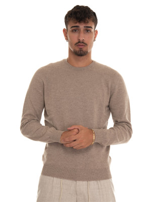 Gran Sasso Pullover girocollo Beige Uomo 54