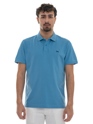 Harmont & Blaine Polo manica corta LRQ033 Denim Uomo L