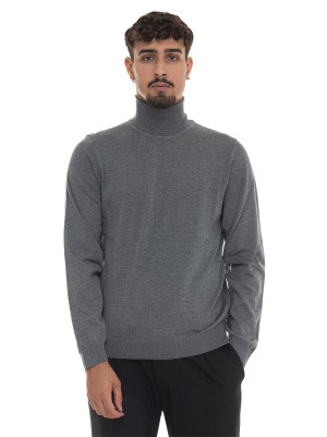 Boss Pullover collo alto MUSSO-P Grigio medio Uomo L