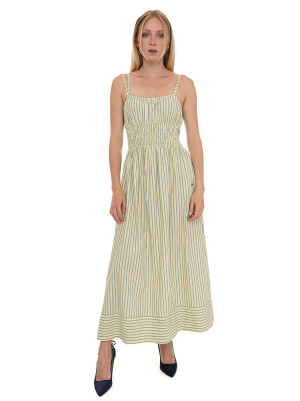 Boss Abito da donna DIPLYN Verde-bianco Donna 40
