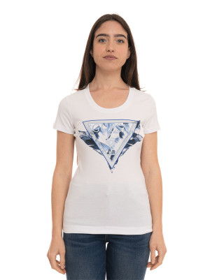 Guess T-shirt mezza manica Bianco Donna L