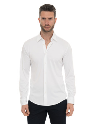 Boss Camicia classica da uomo P-ROAN Bianco Uomo S