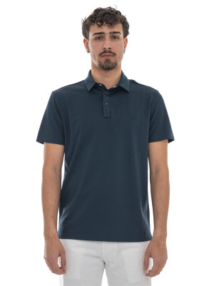 Harmont & Blaine Polo manica corta LRQ469 Blu Uomo M