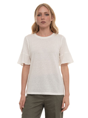 Pennyblack T-shirt mezza manica PBBDETTO Avorio Donna L