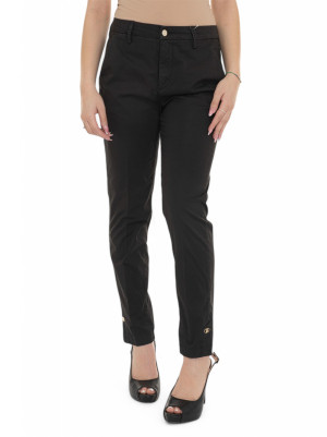 Liu Jo Pantalone in cotone Nero Donna 32