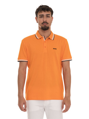Boss Polo piquet mezza manica PADDY Arancio Uomo 3XL