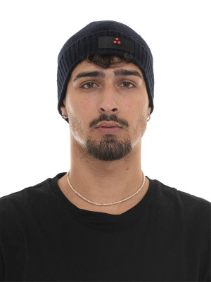 Peuterey Cappello con risvolto logato SILLI05 Blu Uomo L