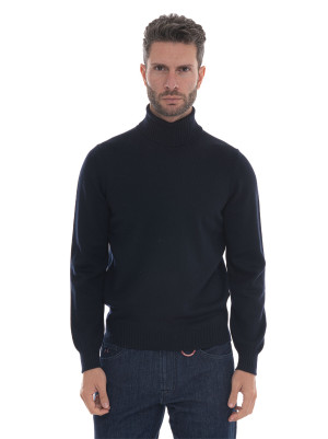 Gran Sasso Pullover collo alto Blu Uomo 54
